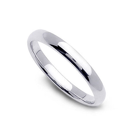 plain silver ring