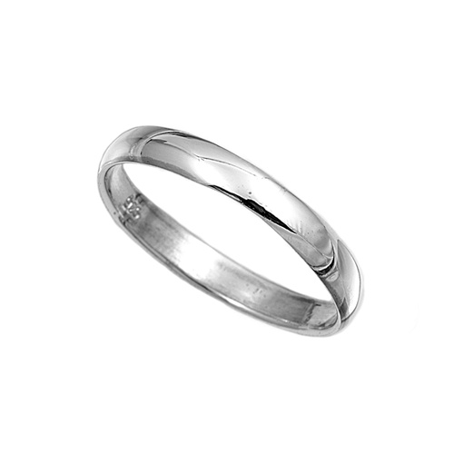 Details about .925 Sterling Silver Ring Plain 3mm Wedding Band Jewelry ...