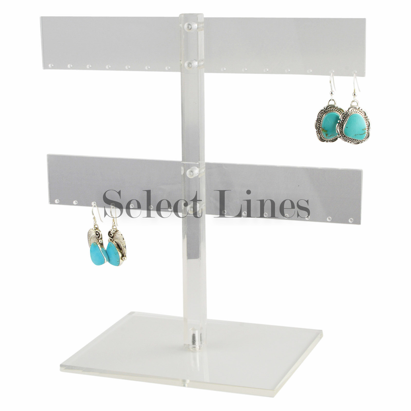 NEW Acrylic Tree T Bar Earring Stand Jewelry Display   